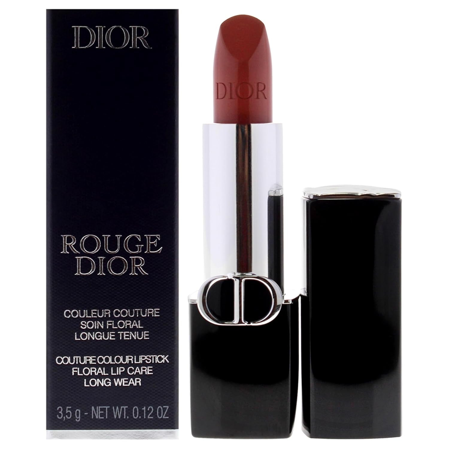 Christian  Rouge  Couture Satin Lipstick - 434 Promenade for Women - 0.12 Oz Lipstick (Refillable)